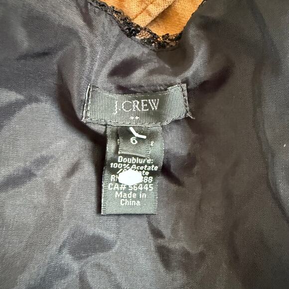 J Crew Sequin Dress Black Elastic Waist Size 6 - Picture 5 of 5